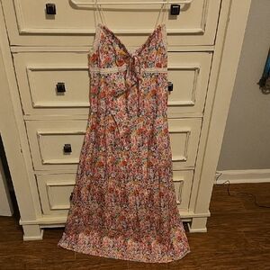 SHEIN Multicolor Floral Maxi Dress